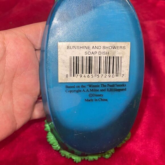 Vintage Disney Pooh Sunshine and Showers Soap Dish Bathroom Decor - Picture 5 of 7